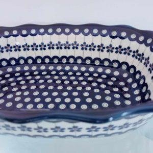 Bolesławiec ceramika 166A półmisek głęboki 29cmx20cm