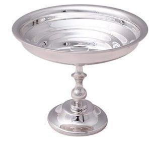 Posrebrzana Patera metalowa Hefra