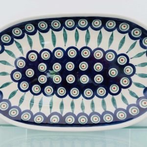 Bolesławiec D-56 półmisek śr.28cmx17cm