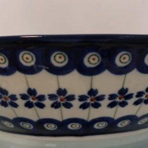 Bolesławiec 166A miska z uchwytami śr.25cm-wys.6cm