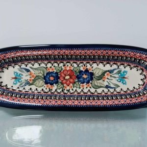 Bolesławiec 149ART półmisek 37cmx12cm