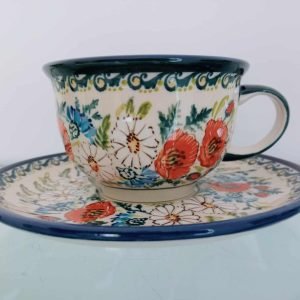 Bolesławiec ceramika EX341 filiżanka 220ml