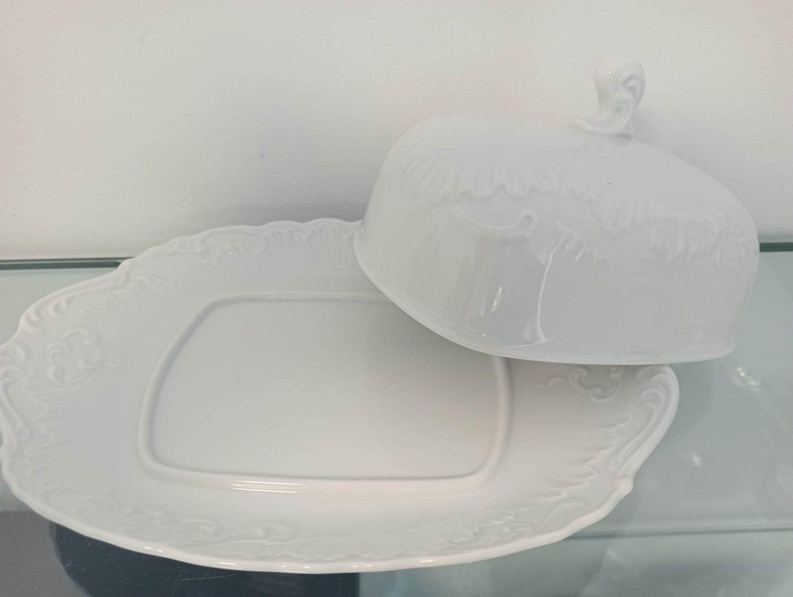 Rococo Ćmielów maselniczka duża