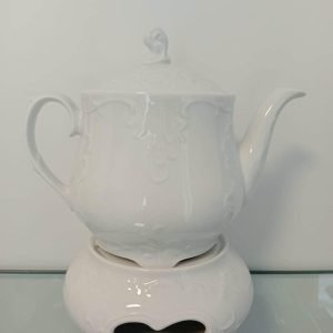 Rococo Ćmielów czajnik z podgrzewaczem