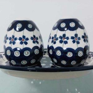 Bolesławiec ceramika 166A zestaw do przypraw 9012 1G