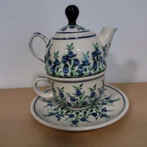 Bolesławiec ceramika D-1208 zestaw do herbaty 9006 2G