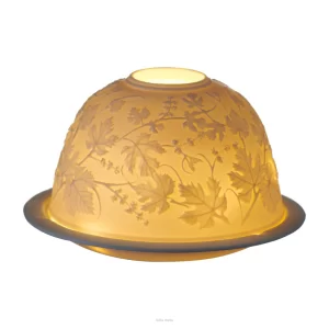 Villa Italia lampion porcelanowy-listki