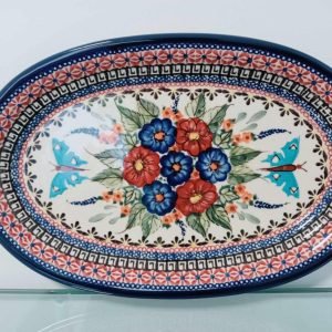 Bolesławiec ceramika 149ART półmisek 30cmx19cm