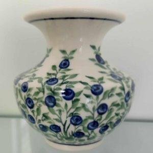 Bolesławiec ceramika 1208A wazon wys.11cm