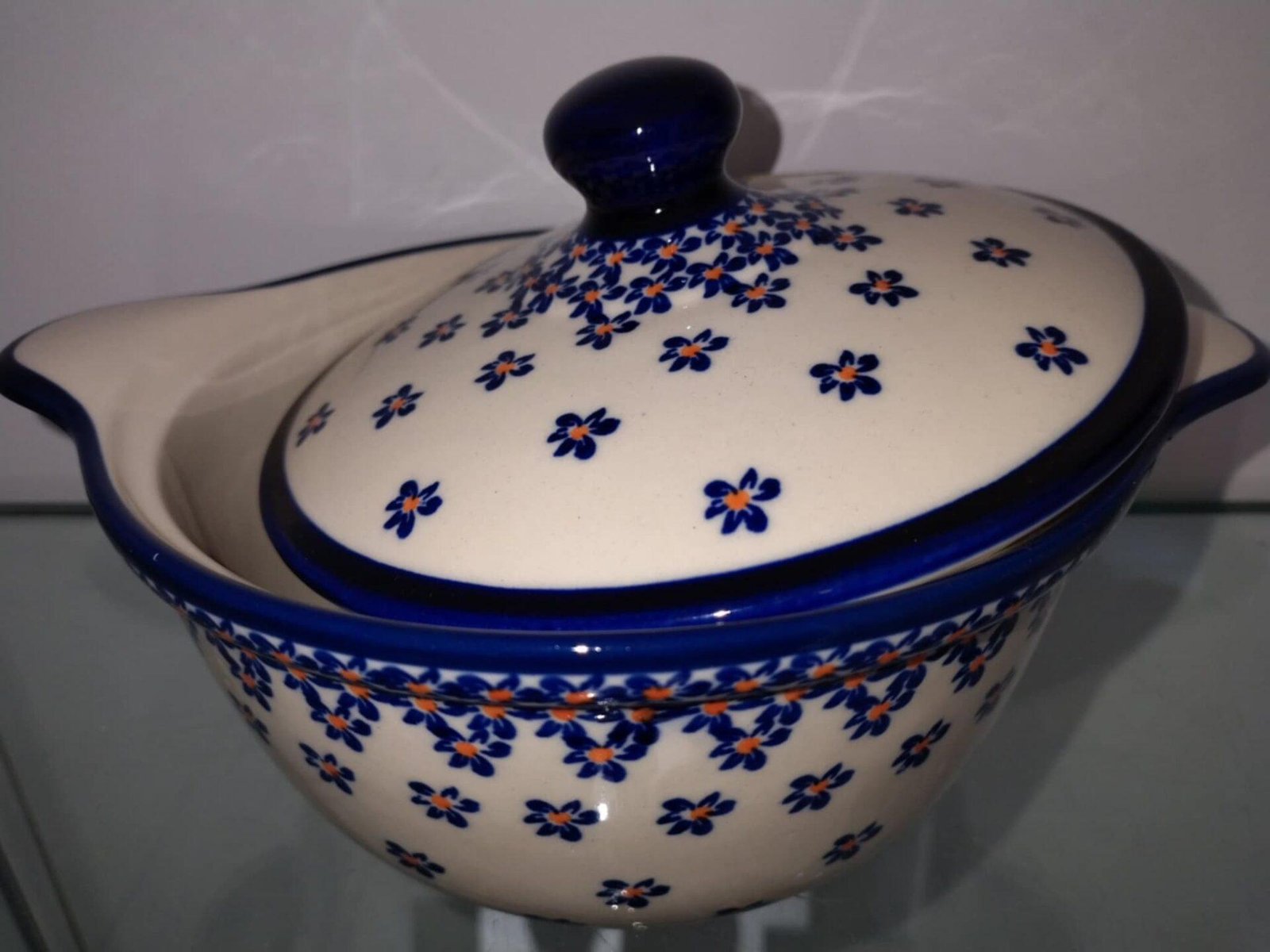 Bolesławiec ceramika 882A smalcówka 1600ml