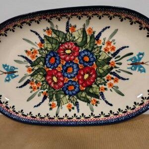 Bolesławiec ceramika 149ART półmisek 17cmx27cm