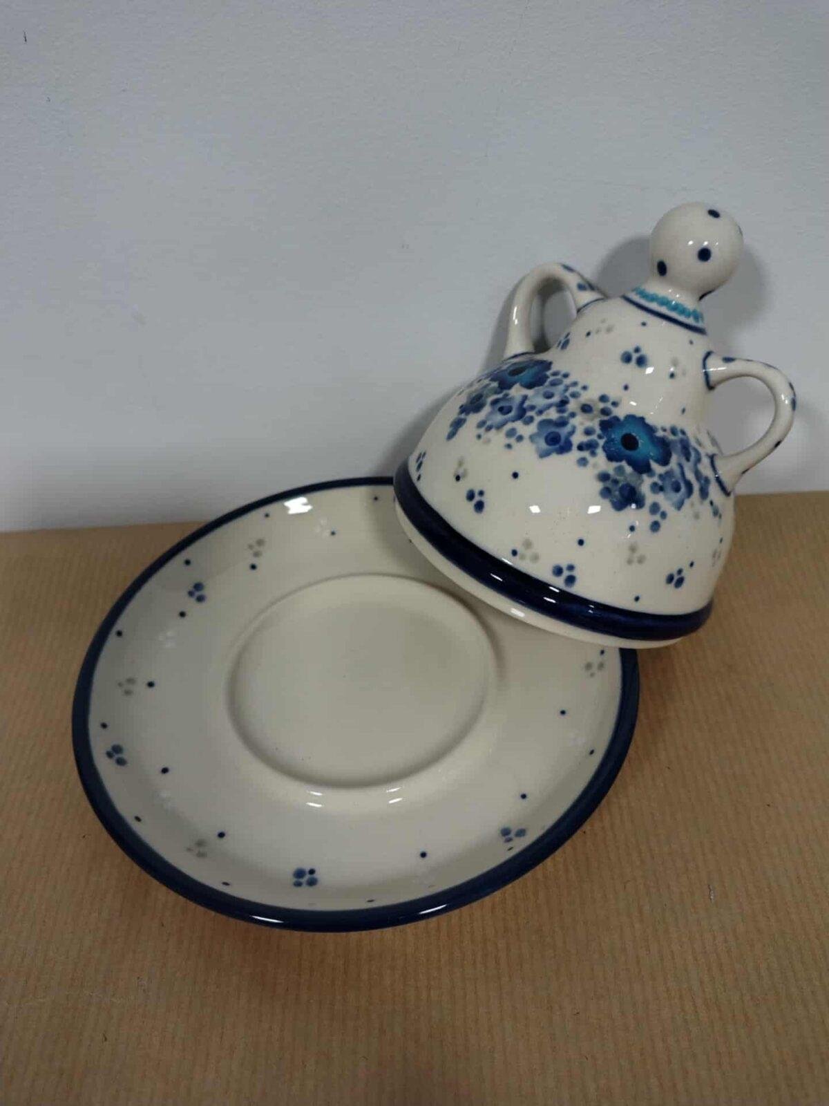 Bolesławiec ceramika 1298A baba do sera wys.10cm śr.9cm - obrazek 3