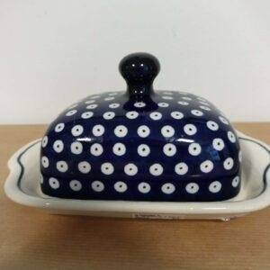 Bolesławiec ceramika D42 maselnica duża 858 2G