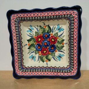 Bolesławiec ceramika 149ART miska kwadratowa 1563 1G